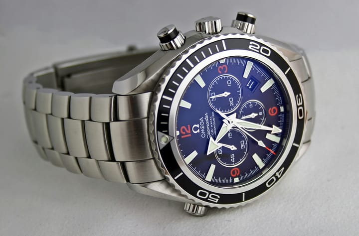 image of a wrist-watch showing the time